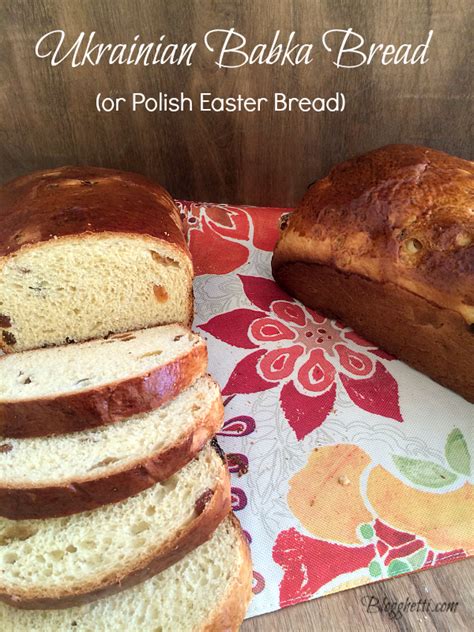ukrainian babka bread easter bread