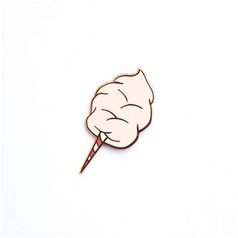 Cotton Candy Hard Enamel Lapel Pin Cool Accessories Pinterest Awesome Copper And Cream