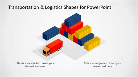 Logistics Truck Shapes For Powerpoint Slidemodel My XXX Hot Girl