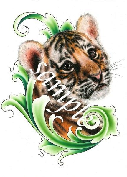 Cub Tiger Tattoo Product Code 86tiger Cub Print Activities