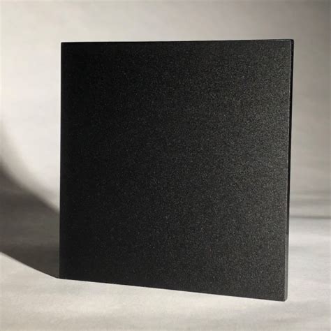 2025 Black Opaque P95 Matte Acrylic Sheet From Delvies