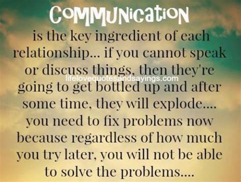 Communication Relationship Problems Quotes Relationship Problems