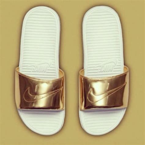 Nike Slider Nike Gold Nike Benassi Slides Shoes