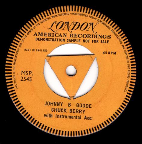 The song was a major hit, peaking at number two on billboard magazine's hot r&b sides chart and number eight on its hot 100 chart.johnny b. Chuck Berry - Johnny B. Goode (Vinyl) | Discogs