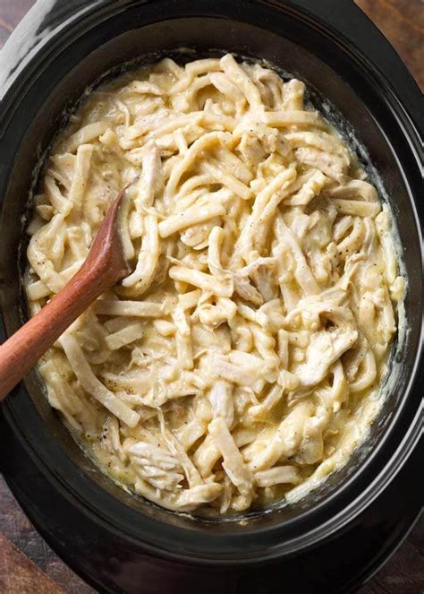 Slow Cooker Chicken And Noodles Crockpot Chicken And Noodles Chicken