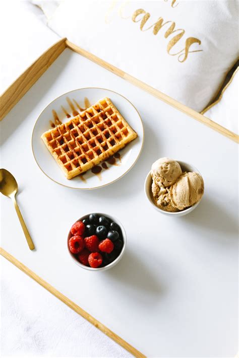 Free Images Dish Breakfast Cuisine Meal Belgian Waffle Dessert