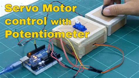 How To Control Servo Motor With Potentiometer Arduino Youtube
