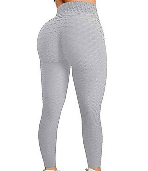 getuscart fittoo women s high waist yoga pants tummy control scrunched booty leggings workout