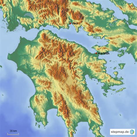 Stepmap Griechenland Landkarte F R Deutschland