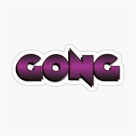 Gong Rock Band Stickers Redbubble