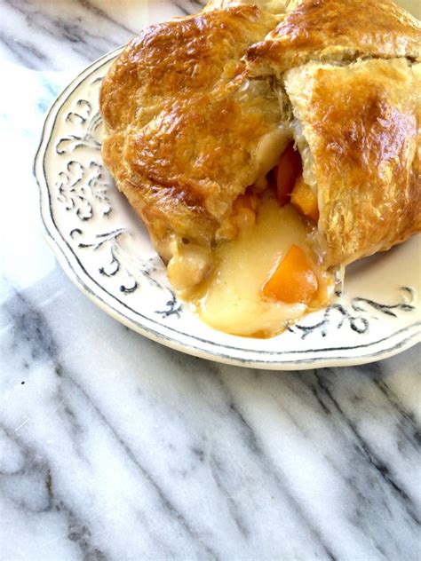 Baked Apricot Brie With Sorghum Syrup Golden Barrel