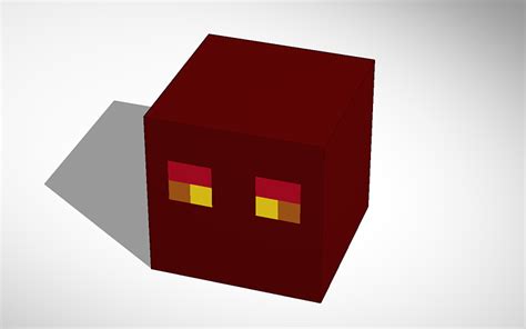 3d Design Minecraft Magma Cube Tinkercad