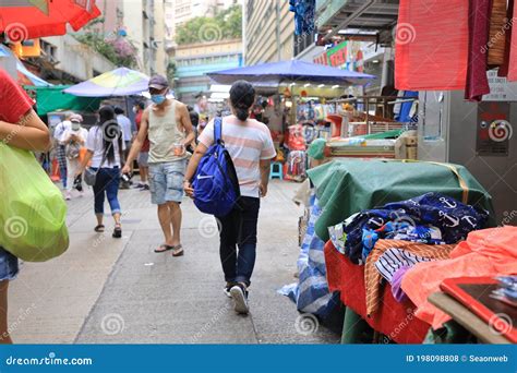 4 Oct 2020 The Out Door Market At Tai Yuen Street Editorial Stock Photo