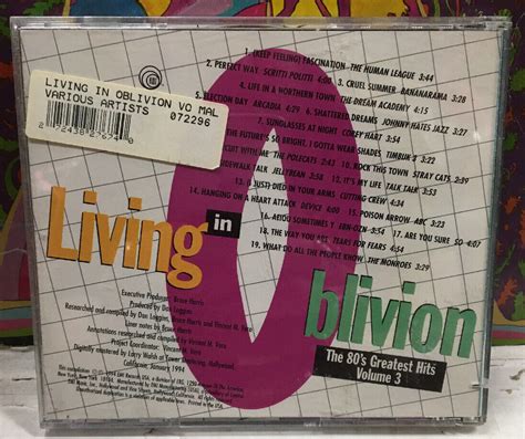 Living In Oblivion The S Greatest Hits Vol Various Cd Ebay