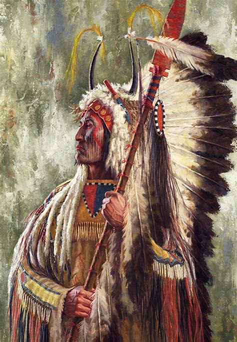 Mato Tope Four Bears Native American Art James Ayers Studios By