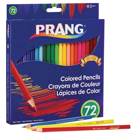 Prang Thick Core Color Pencil Set Of 72 33mm Prang