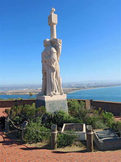 Statue Of Juan Rodriguez Cabrillo Cabrillo National Monument California
