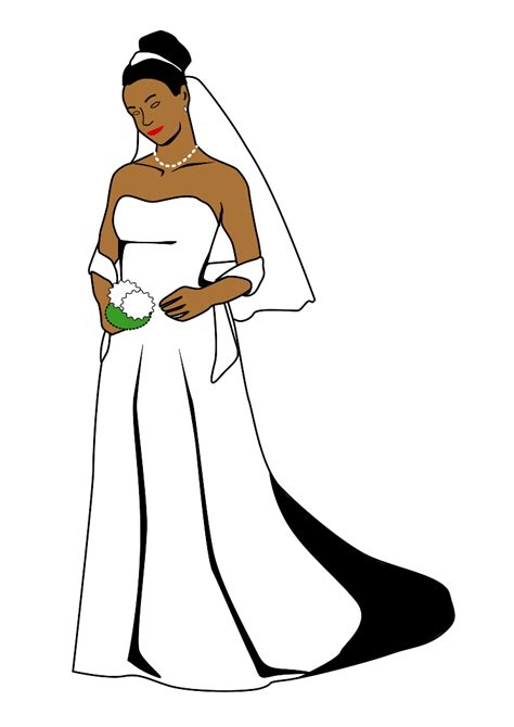 Bride And Groom Cartoon Clip Art