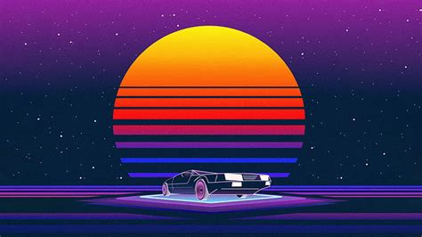 Hd Wallpaper Artistic Retro Wave Wallpaper Flare