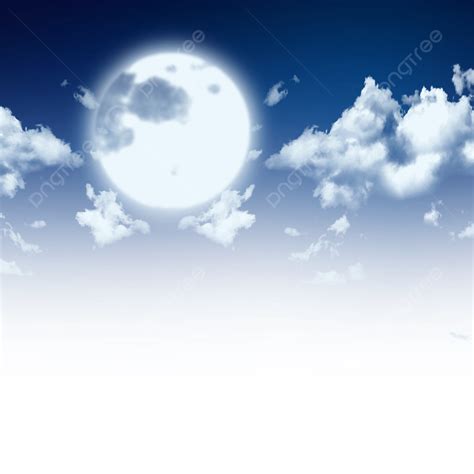 céu noturno nuvens lua branca png grátis png fundo do céu png céu azul png céu noturno png