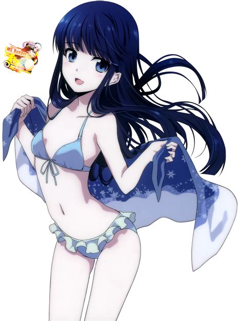 Mahouka Koukou No Rettousei Shiba Miyuki Render Bikini Anime Character Art Shiba