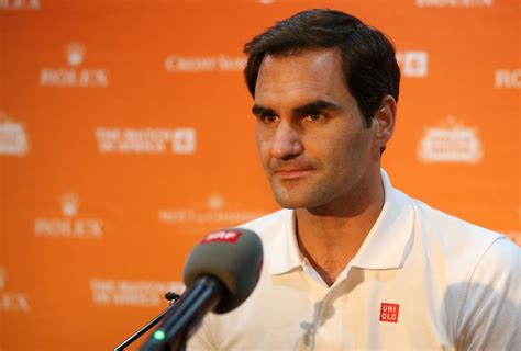 Roger Federer Speaks About Tennis Return Media Referee