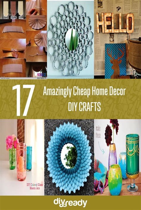 Always remember never buy anything because it's on sale or cheap. Amazingly Cheap Home Decor | DIY Crafts