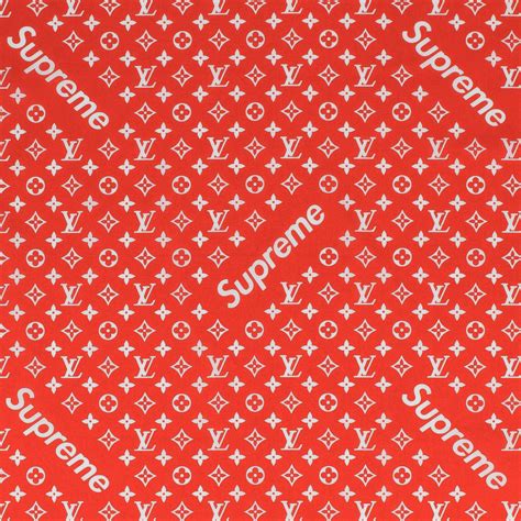 Using jacquard denim and logo. Supreme x Louis Vuitton Monogram Red Bandana - Crepslocker