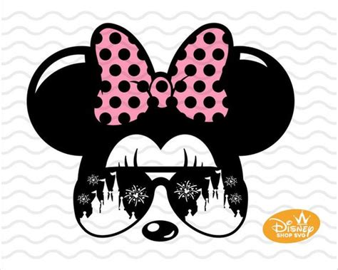 Mickey And Minnie Mouse Svg Sunglasses Disney Castle Svg Etsy In My