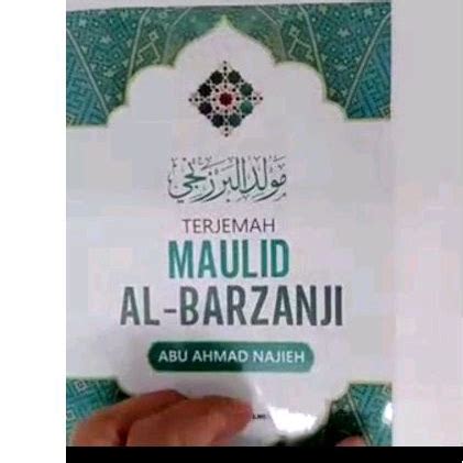 Jual Kitab Maulid Al Barzanji Arab Latin Terjemah Mutiara Ilmu