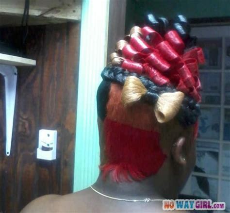 Ghetto Weaves Of The Day 4 Photos Nowaygirl Red Weave Artistic