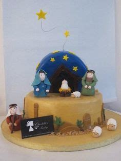 Make this cake in advance so your fondant cake decorations have plenty of time to set before you show off your creation to your friends. 56 Best Nativity Scene Cakes & Treats images | Christmas ...