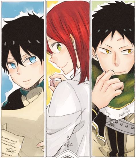 Śnieżka o czerwonych włosach (polish), snehvide. Akagami no shirayukihime manga and anime ryuu obi and ...