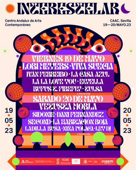 Cartel Por Días Del Interestelar Sevilla 2023 Mercadeo Pop