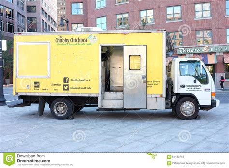 Chubby Chick Pea Food Truck Image Stock éditorial Image Du Nana