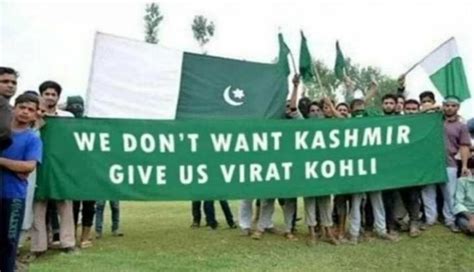 'We don't want Kashmir, give us Virat Kohli'-image goes viral after ...