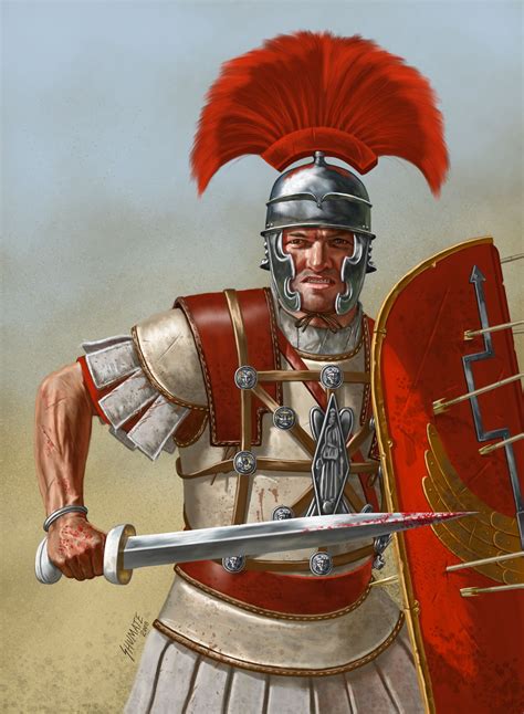Roman Centurion I Century Bc Avec Images Légion Romaine