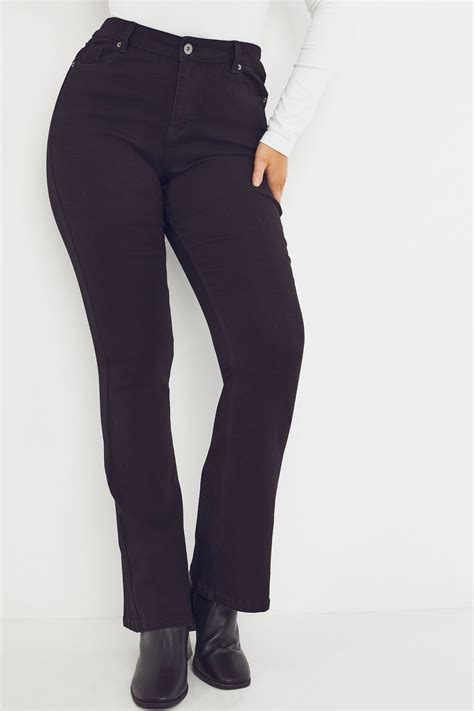 Buy Simply Be Kim Black Bootcut Jeans From The Next Uk Online Shop