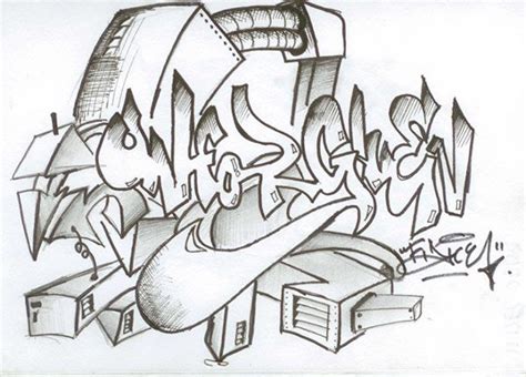 33 Best Graffiti Pencil Drawings And Sketches For Your Inspiration