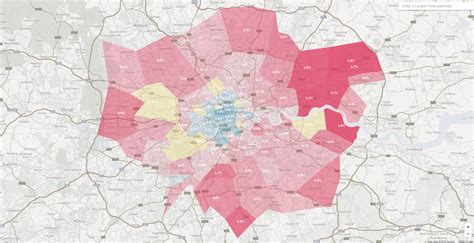London Rental Yield Map