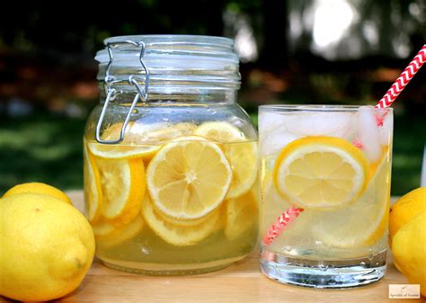 Best Lemonade With Lemon Syrup Sprinkle Of Sesame