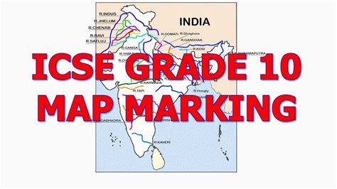 Map Marking Icse Grade Youtube