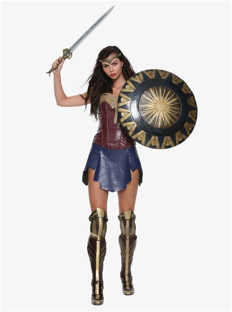 Dc Comics Wonder Woman Faux Leather Cosplay Bustier Wonder Woman