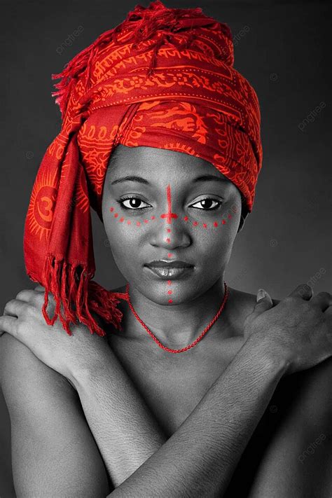พื้นหลังหญิงชาวแอฟริกันที่มีผ้าโพกศีรษะลายจุดสีเทา รูปถ่าย และรูปภาพสำหรับดาวน์โหลดฟรี Pngtree