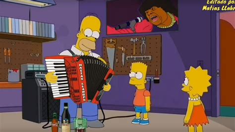 La Mona Jiménez, Homero Simpson y el fernet todos juntos en un capítulo