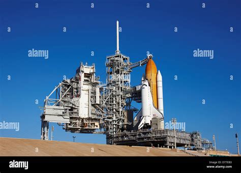 Space Shuttle Endeavour On Launch Pad 39a Ready To Launch On Sts 130