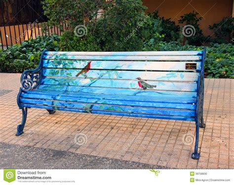 Painted Bench Public Art Project Chilean Artists Who Park Benches