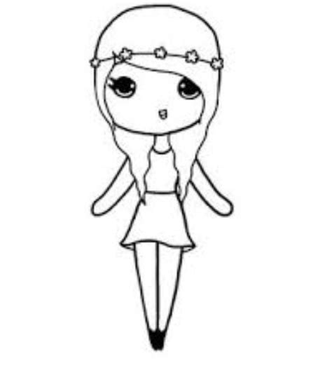 Chibi Templates Cute Easy Drawings Easy Drawings Chibi Girl Desene De