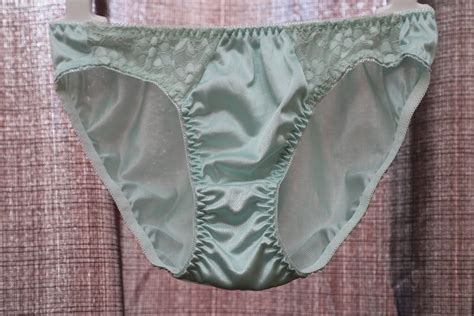 Vintage Japanese Panties Silky Soft Nylon~polyester Mint Green Panty