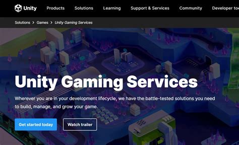 Unity เปิดตัว Unity Gaming Services บริการคลาวด์สำหรับนักพัฒนาเกม